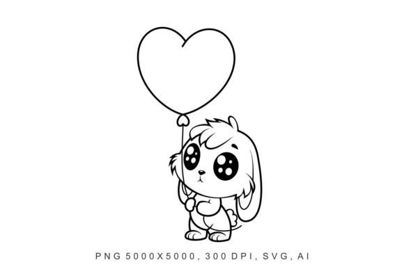 Bunny - Balloon: A Versatile Graphic Design Asset for Creative Sellers