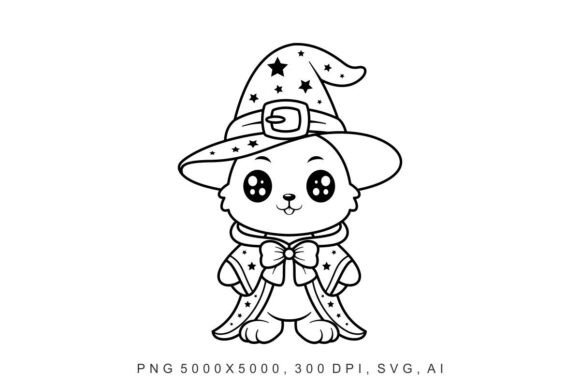 Bunny - Wizard: A Versatile Graphics Asset for Creative Illustrations