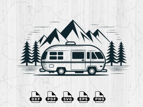 Camping SVG Cut Files: A Versatile Graphics Asset for Summer Crafts and Branding