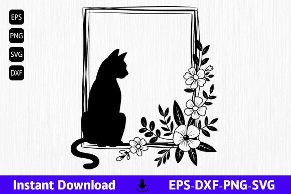 Floral Cat SVG for Crafts and Graphics: A Sellerβs Review