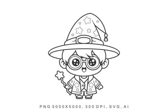 Kids - Wizard: A Playful Graphic Asset for Local Business Branding