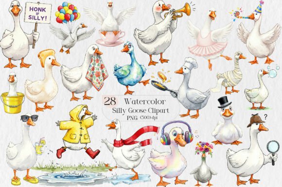 Reviewing Silly Goose SVG PNG Sublimation Clipart for Real Embroidery Projects
