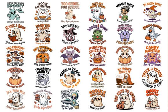 Spooky Cute Halloween Graphics Bundle for Freebie Lovers