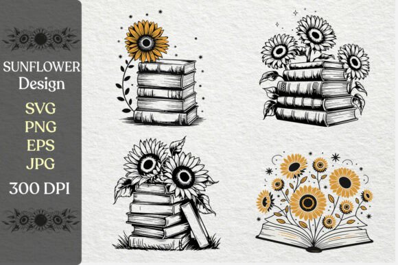 Sunflower Design SVG PNG Set: A Freebie with Big Crafting Potential