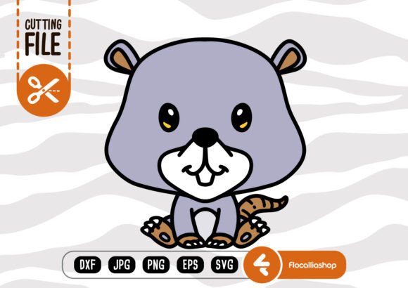 Woodland Creatures SVG - Mole Cut File for Crafts and Branding